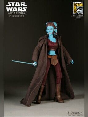 Sideshow Star Wars Aayla Secura 1:6 Scale Figure Order of the Jedi SDCC Sealed
